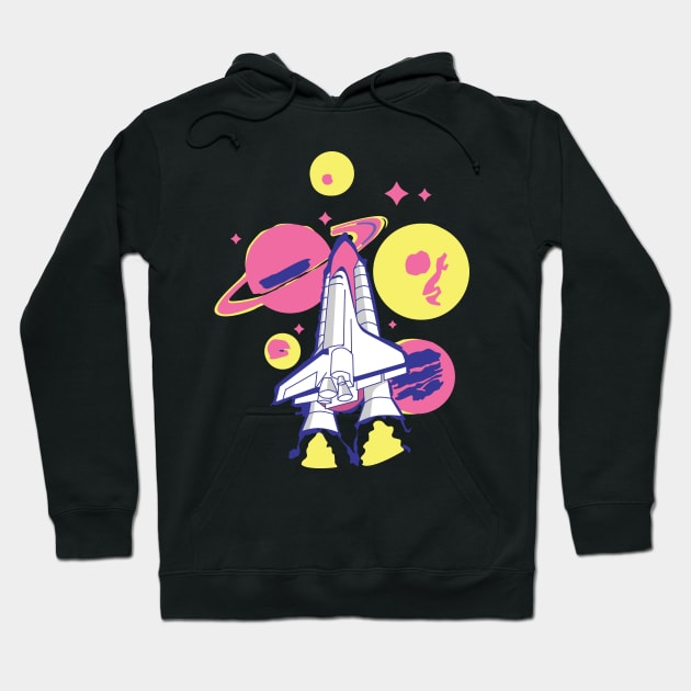 INTO THE UNIVERSE Hoodie by weckywerks